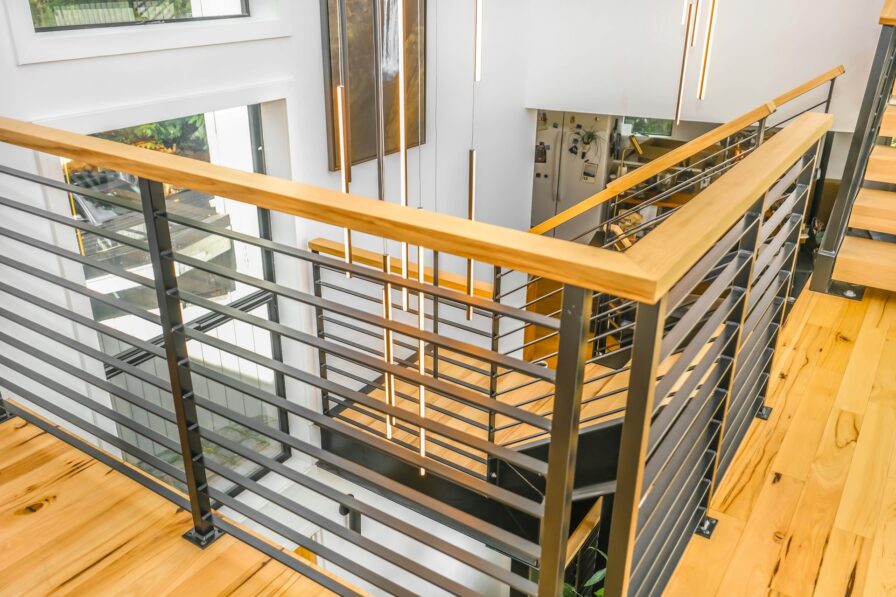 steel staircase design for homes by meadows engineerin